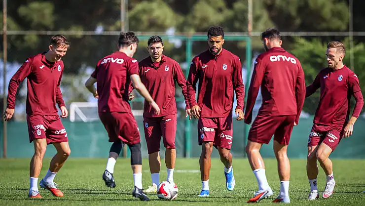 Trabzonspor, Galatasaray maçının hazırlıklarına başladı