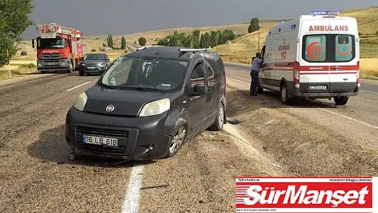 Trafik kazası 1'i ağır 4 yaralı
