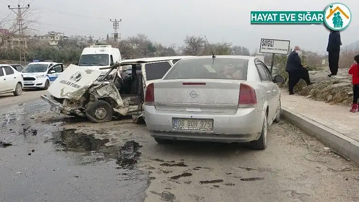 Trafikten men edilen kamyon kazada ortaya çıktı