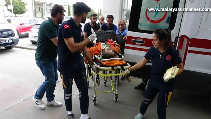 Trafo ile duvar arasına sıkışan işçi yaralandı