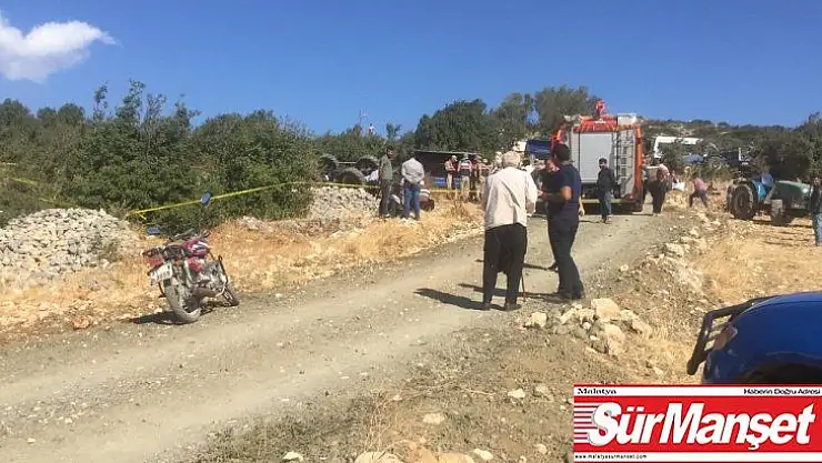 Traktör kazasında anne kurtuldu çocuğu öldü
