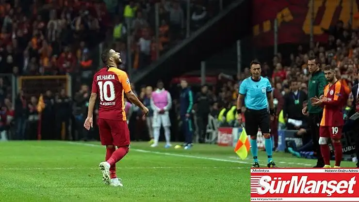 Tribünlerin ıslıkladığı Belhanda direkt soyunma odasına gitti