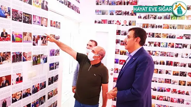 Tüfenkci, vatan ve Cumhurbaşkanı sevgisiyle 2 bin 23 sayfa şiir yazan başyiğit'i ziyaret etti