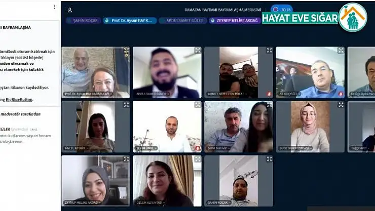 Turgut Özal Üniversitesi'nde sanal bayramlaşma