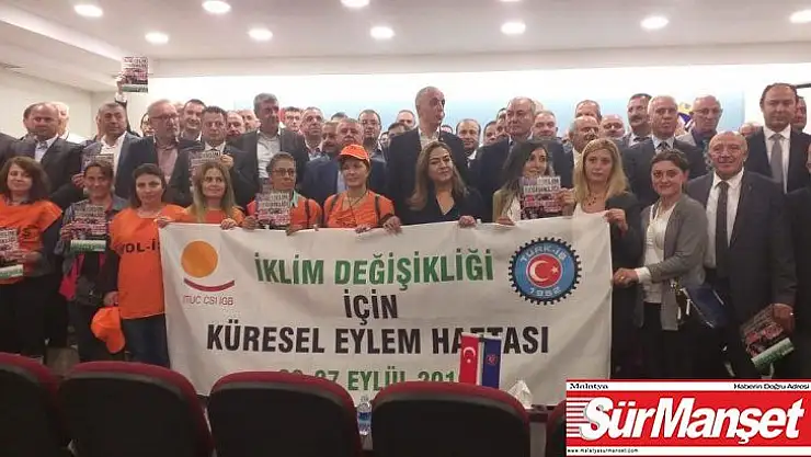 Türk-İş sendikası Küresel eylem haftası programı düzenledi
