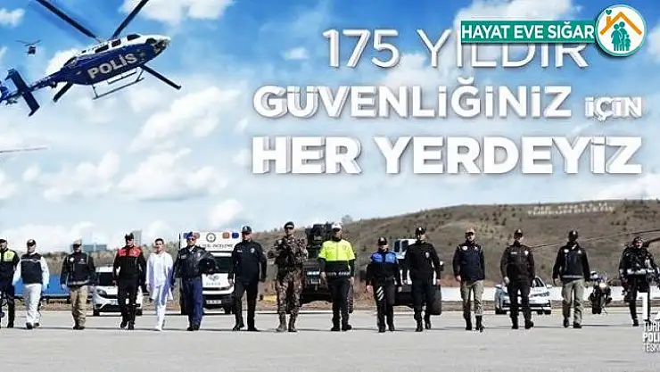 Türk Polis Teşkilatı 175'inci yılını kutluyor
