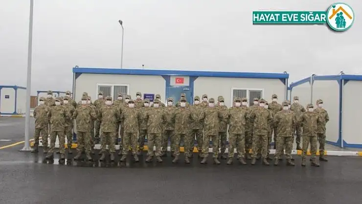 Türk ve Rus Ortak Gözetim Merkezi'nde görev yapacak Türk askerleri Azerbaycan'da
