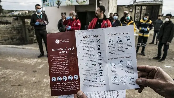 Türkiye'den Suriye'nin kuzeyinde korona virüse karşı bilgilendirme çalışması