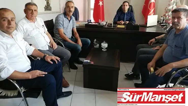 Türkiye Kamu Sen ve Türk Büro Sen'den MHP'ye ziyaret