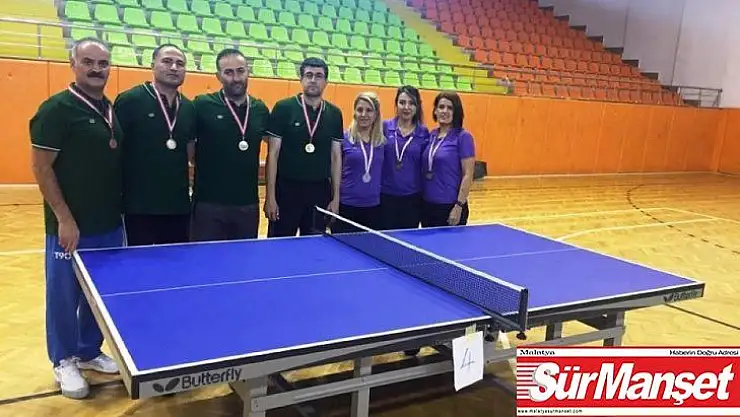 Türkiye Öğretmenler Kupasında Malatya Masa Tenisi takımı finale yükseldi