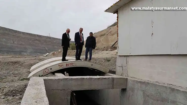 Tutşi Silvan içme Suyu Tünel Terfi İstasyonu'nu denetledi