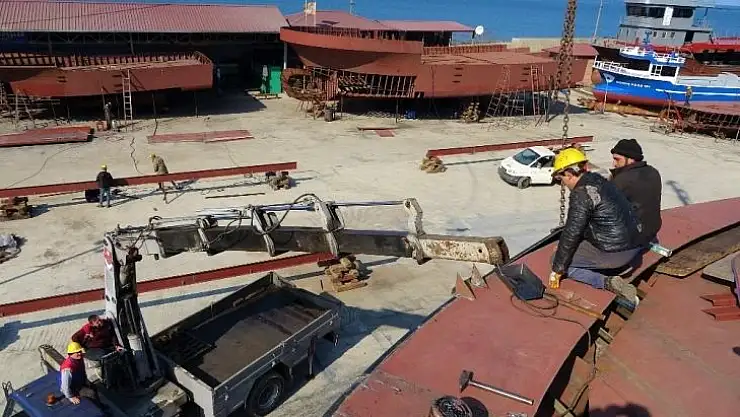 Üç ülkenin balıkçı tekneleri Ordu'da üretiliyor