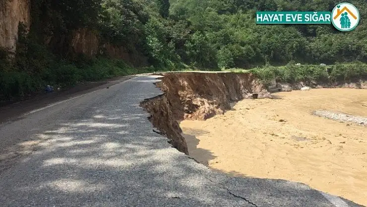 Ulaştırma Bakanlığı selden zarar gören yolları yeniliyor