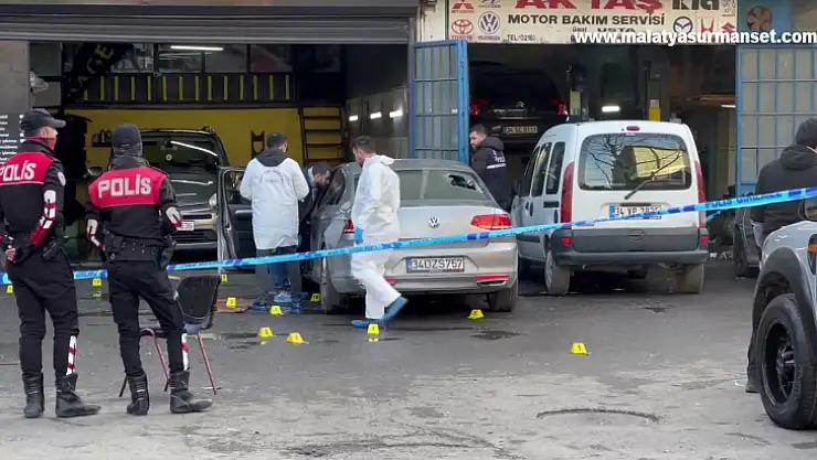 Oto sanayide silahlı dehşet: 1 ölü, 6 yaralı