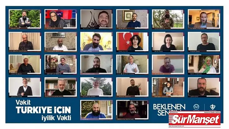 Ünlü isimlerden 'Vakit Türkiye İçin İyilik Vakti' kampanyasına destek