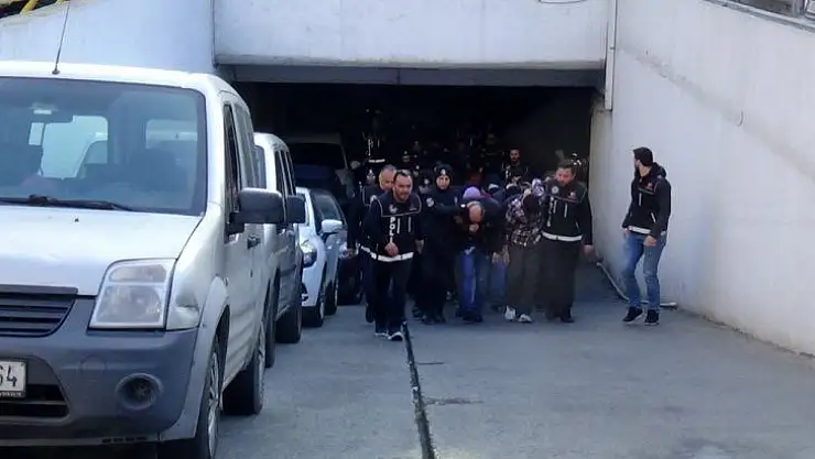 Uyuşturucu şüphelisi 110 kişi adliyelere sevk edildi