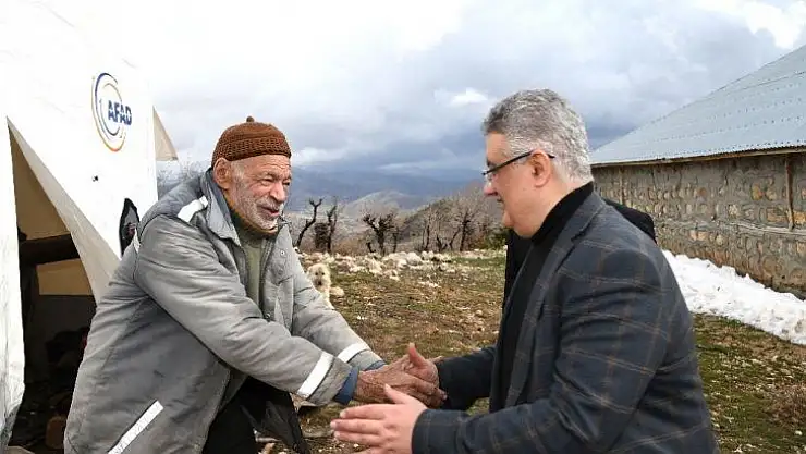 Vali Aykut Pekmez, Gerger ilçesinde incelemelerde bulundu