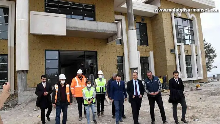 Vali Çuhadar, Samsat'ta kamu yatırımlarını inceledi