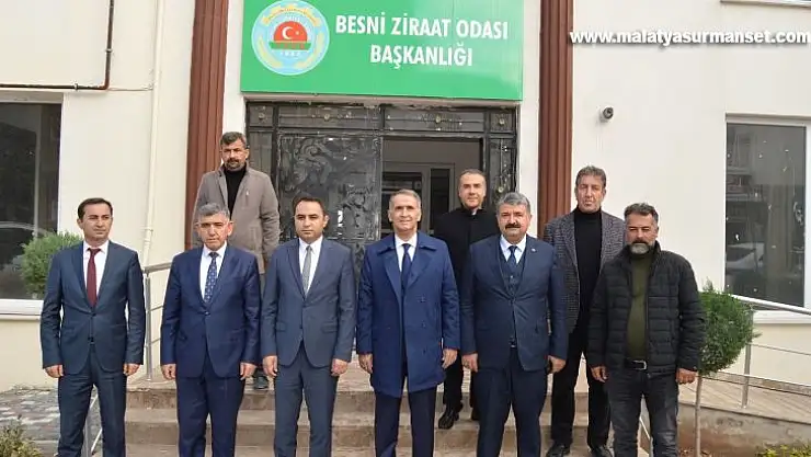 Vali Çuhadar, ziraat odasından tarımla ilgili bilgiler aldı