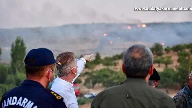 Vali Gül'ün yangın hassasiyeti