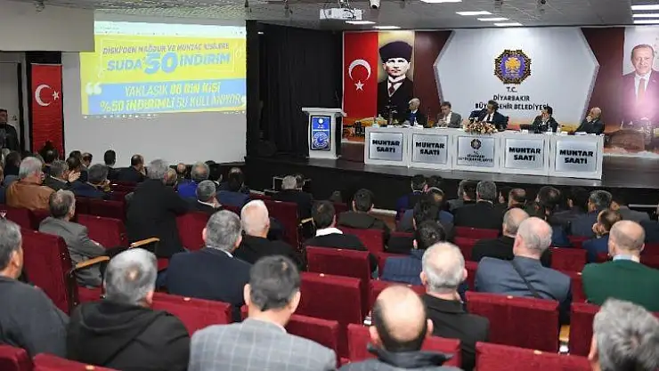 Vali Güzeloğlu: 'Diyarbakırlılara suyu maliyetinin altında ulaştırıyoruz'