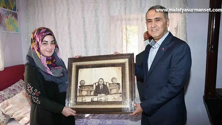 Vali Mahmut Çuhadar'dan özel yeteneğe anlamlı ziyaret