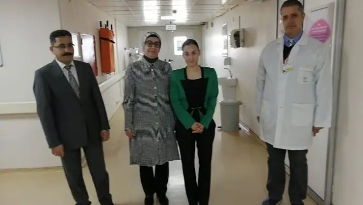 Vali Yardımcısı Beşikci'den kelebek bebeğe ziyaret