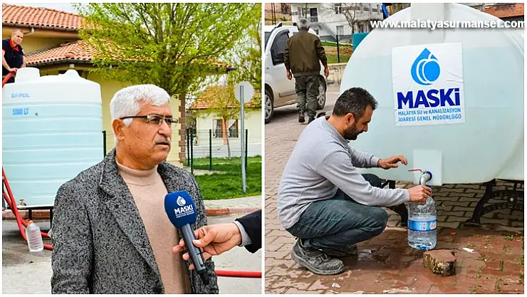 Vatandaşların Su İhtiyacı Tankerlerle Karşılanıyor