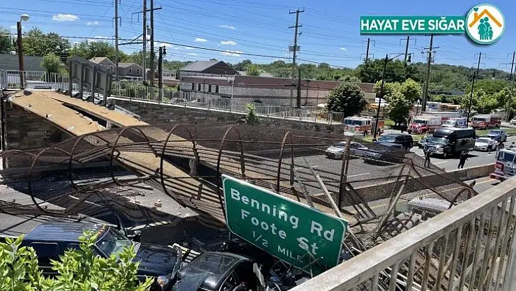 Washington DC'de üstgeçit çöktü: 6 yaralı