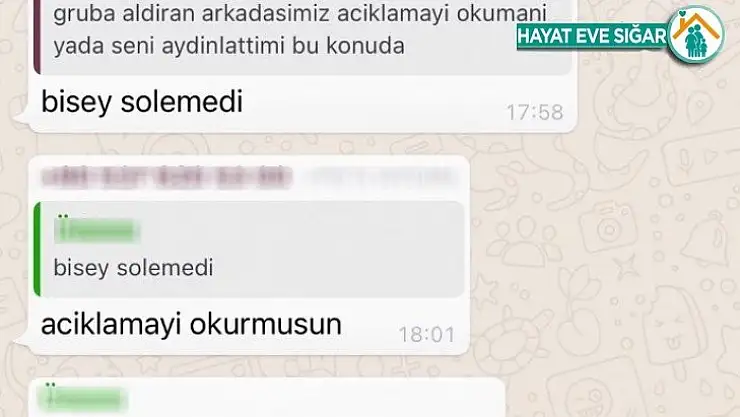 WhatsApp grubu kurarak uygulama noktalarını ifşa eden grup üyeleri hakkında soruşturma açıldı