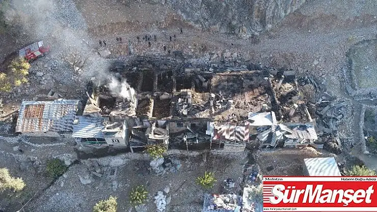 Yangın 6 aileyi, evsiz bıraktı