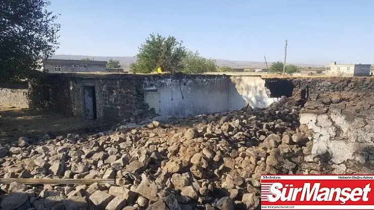 Yangında hasar gören yapılara yıkım