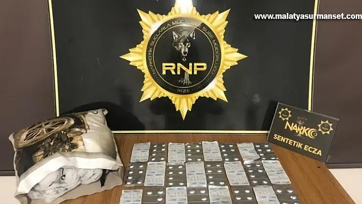 Yastığa sakladığı uyuşturucu polisten kaçmadı