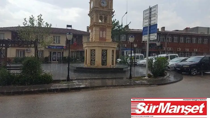 Yavuzeli'nde Ağustos ayında yağmur sürprizi