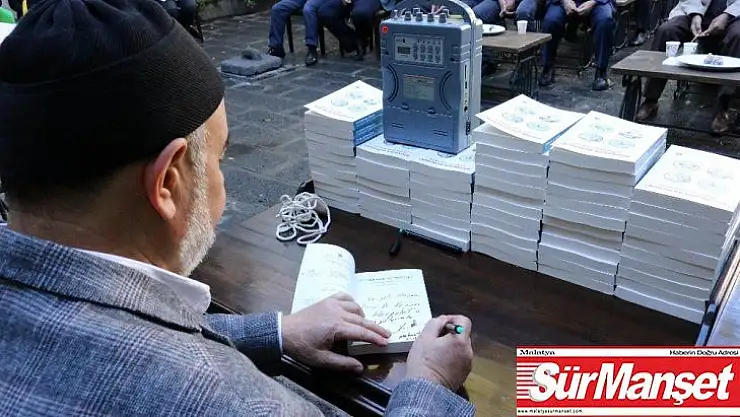 Yazar Mahmut Kutlu kitap tanıtımında okurlarıyla bir araya geldi