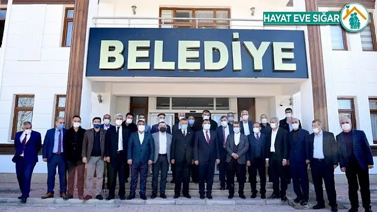 Yazıhan'ın muhtarlarından Başkan Gürkan'a teşekkür
