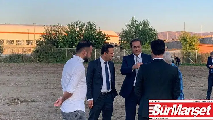 Yeni Malatyaspor yönetimi Futbol Köyü projesindeki çalışmaları yerinde inceledi