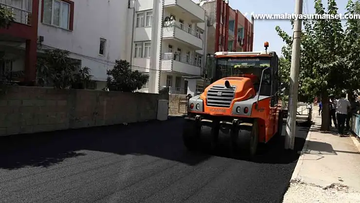 Yeni Sanayi Mahallesinde asfalt çalışması