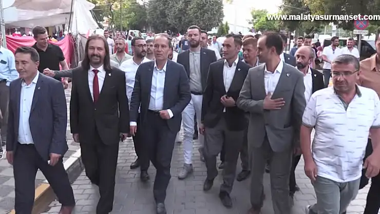 Yeniden Refah Partisi Genel Başkanı Erbakan ziyaretlerde bulundu