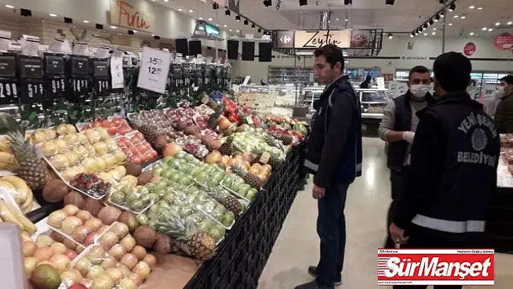 Yenişehir'de korona virüs denetimi