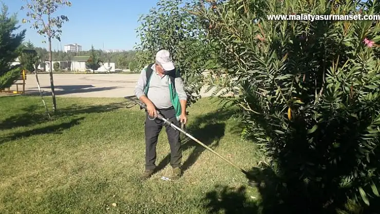 Yeşil alanlarda bakım ve onarım yapıldı