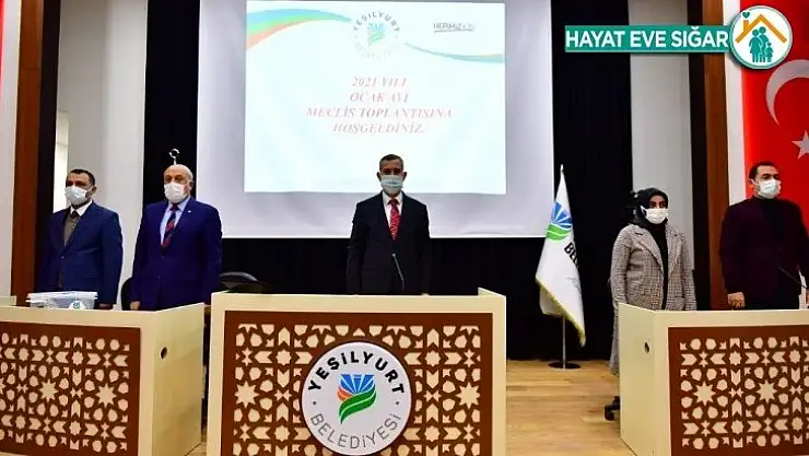 Yeşilyurt Belediye Meclisi, 2021'in ilk toplantısını yaptı