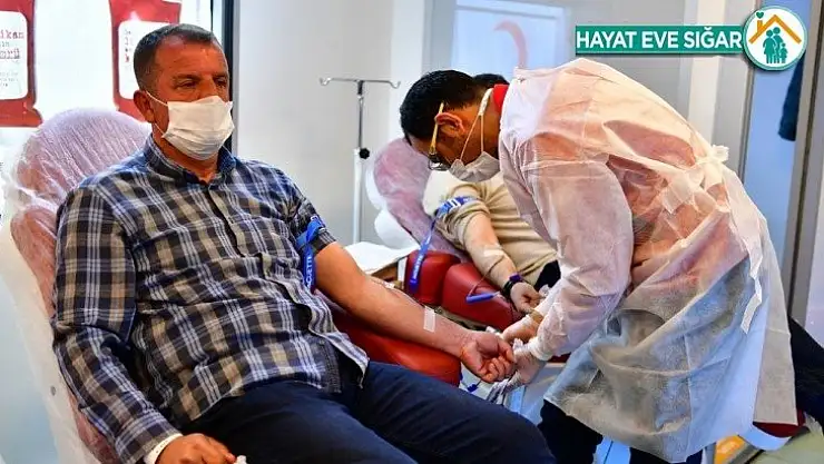 Yeşilyurt Belediyesi'nden kan kampanyasına destek