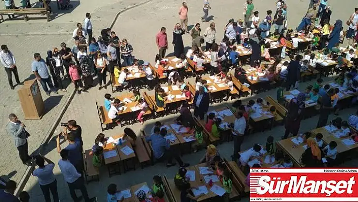 Yeşilyurt Belediyesinden okula yeni başlayan öğrencilere sürpriz