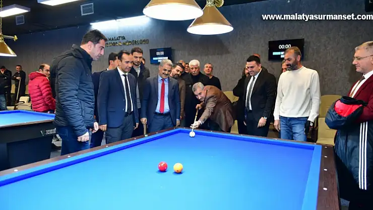 Yeşilyurt'ta 1.Ödüllü Üç Bant Bilardo Turnuvası heyecanı