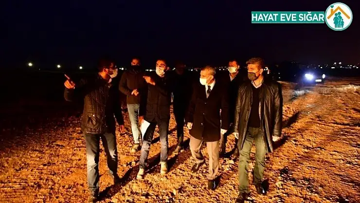 Yeşilyurt'ta alternatif yol bağlantı çalışmaları