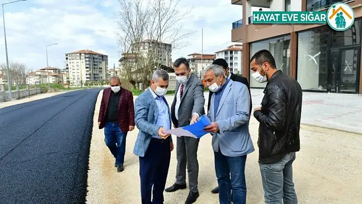 Yeşilyurt'ta asfalt çalışmaları son sürat
