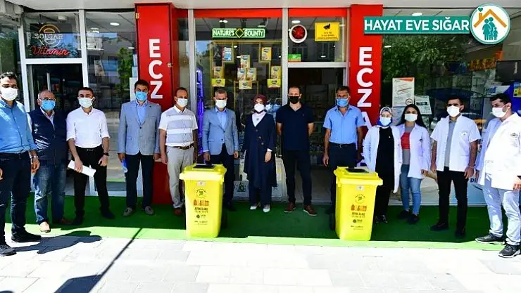 Yeşilyurt'ta atık ilaçlar çöpe gitmeyecek