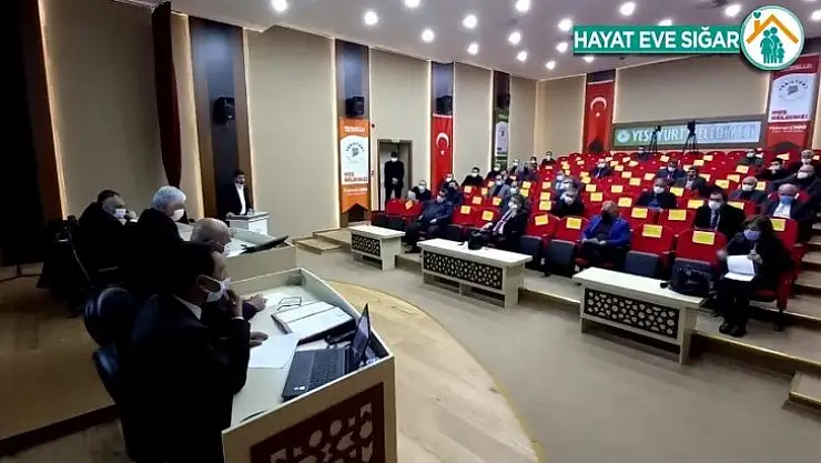 Yeşilyurt'ta Belediye Meclisi şubat ayı toplantısını yaptı