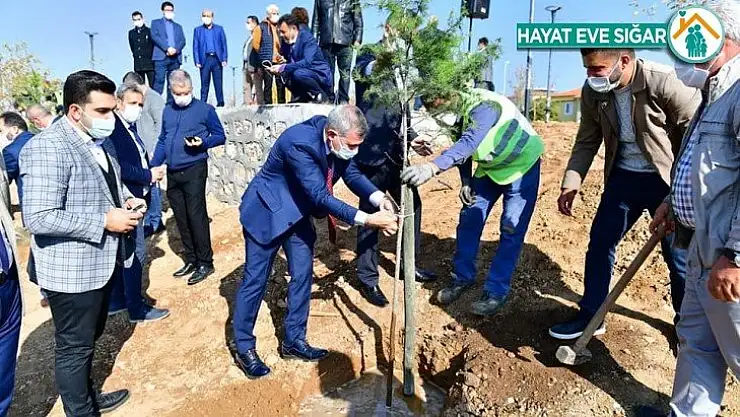 Yeşilyurt'ta bin 444 adet fidan desteği